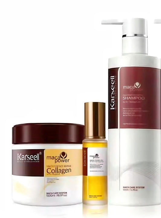 Combo KARSEELL (Mascarilla + Shampoo + Aceite)