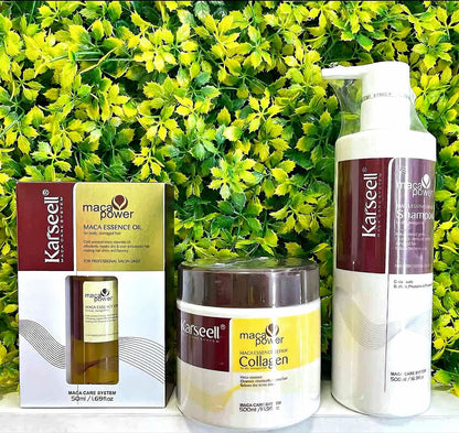 Combo KARSEELL (Mascarilla + Shampoo + Aceite)